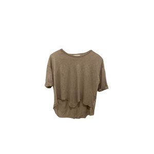 brand new I six fifty beige tee